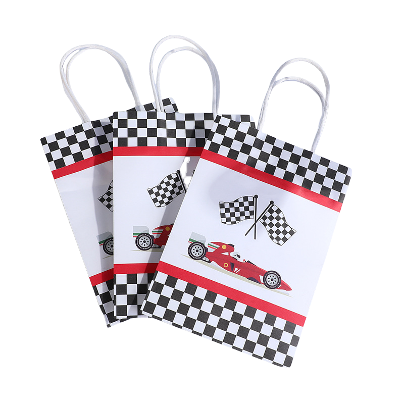 Luxury Bags For Kids - LPZHI race car checkered flag gift