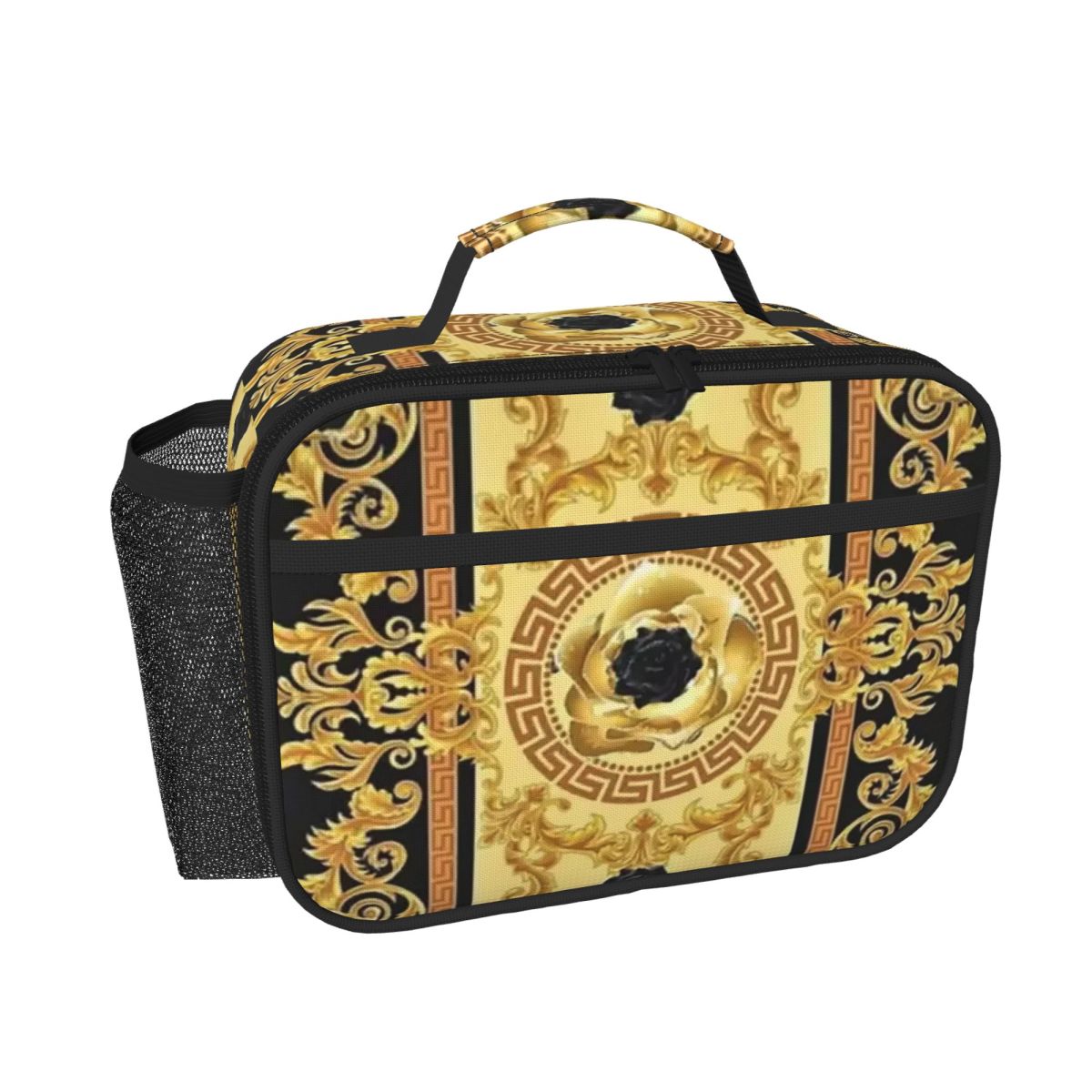 Luxury Bags For Kids - Luxury European Floral Pattern Insulated Lunch