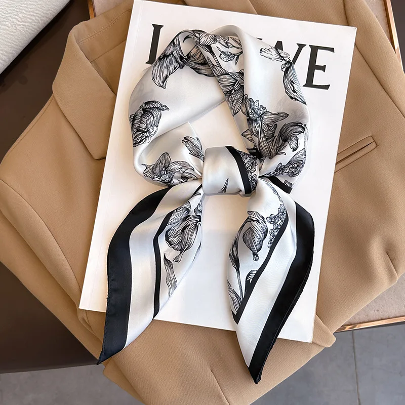 Luxury Bags Trending - 70*70cm Luxury Floral Print Silk Square