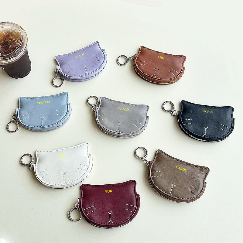 Cute Cat Mini Coin Purse With  - огляд і ціна Luxury Bags Names