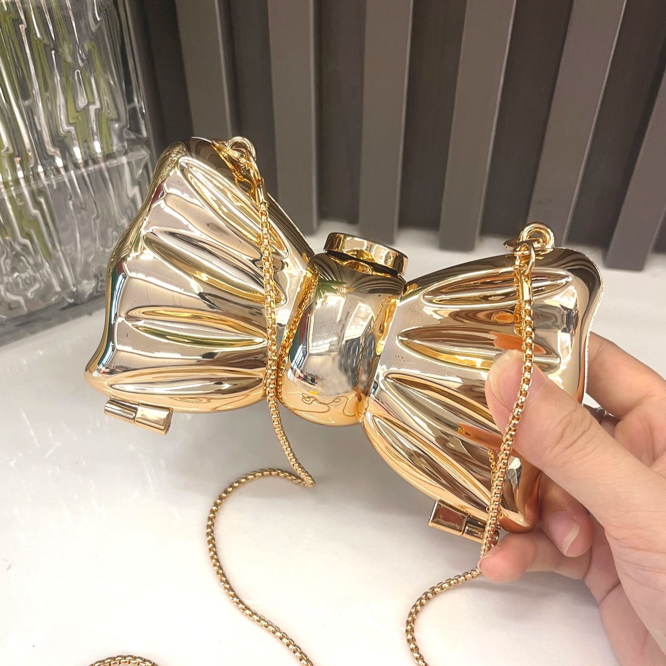 Golden Evening bag  Purses and - огляд і ціна Luxury Bags Trending