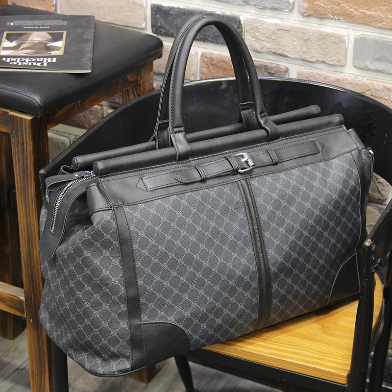 Fashion Plaid Travel Bag Men H - огляд і ціна Luxury Bags Luggage