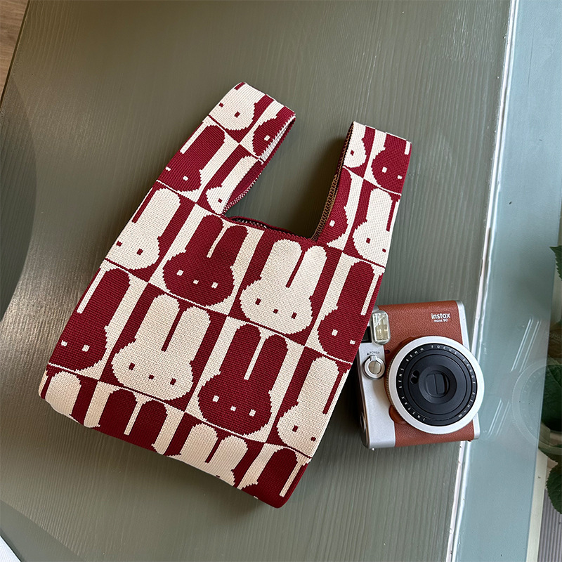 Miffy Red Knit Luxury Tote Bag - огляд і ціна Luxury Bags Luggage