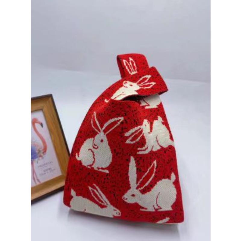 Miffy Red Knit Luxury Tote Bag - огляд і ціна Luxury Bags Luggage