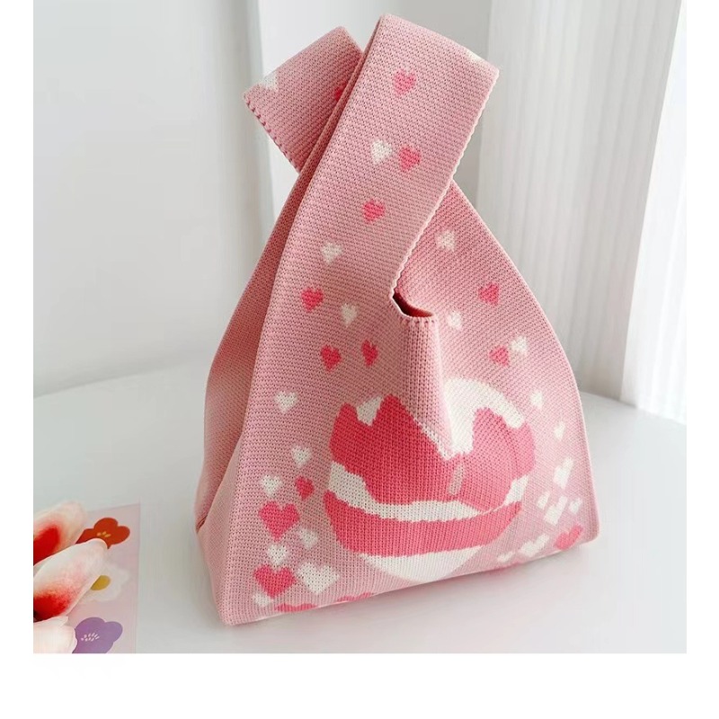 Miffy Red Knit Luxury Tote Bag - огляд і ціна Luxury Bags Luggage
