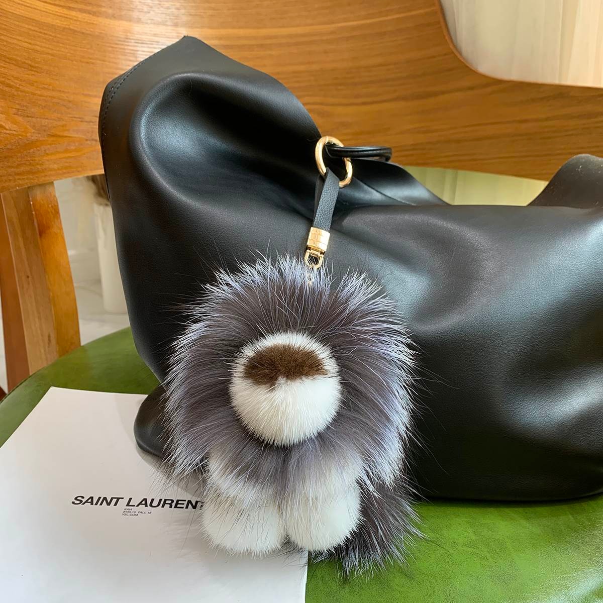 Luxury Real Mink Fur Lion Pend - огляд і ціна Luxury Bags For Kids