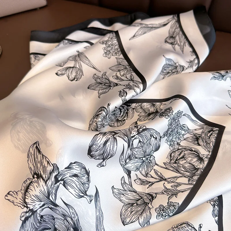70*70cm Luxury Floral Print Si - огляд і ціна Luxury Bags Trending