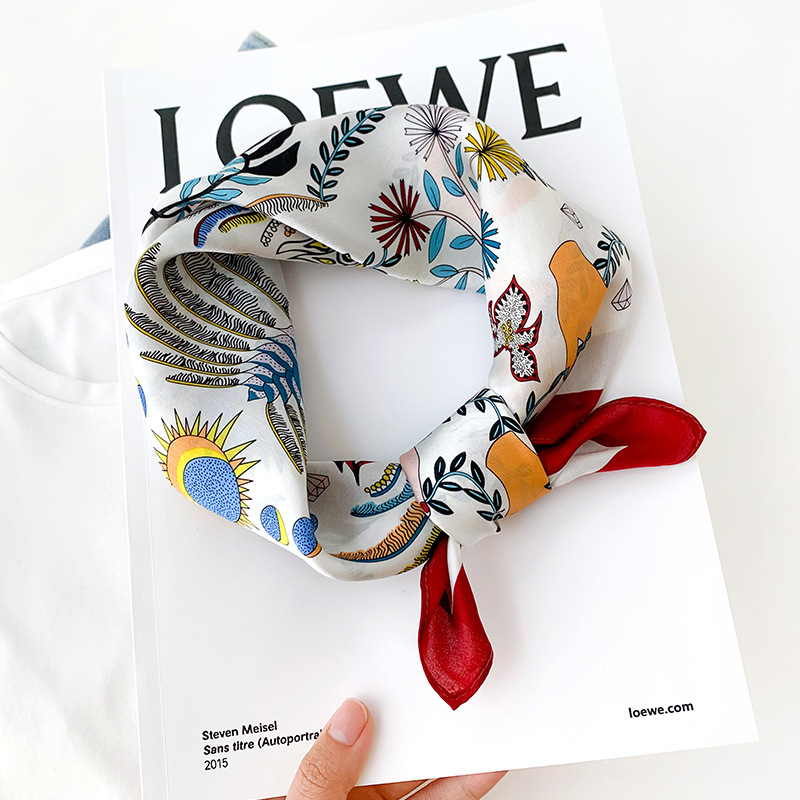 Women 70*70cm Square Silk Scar - огляд і ціна Luxury Bags Trending
