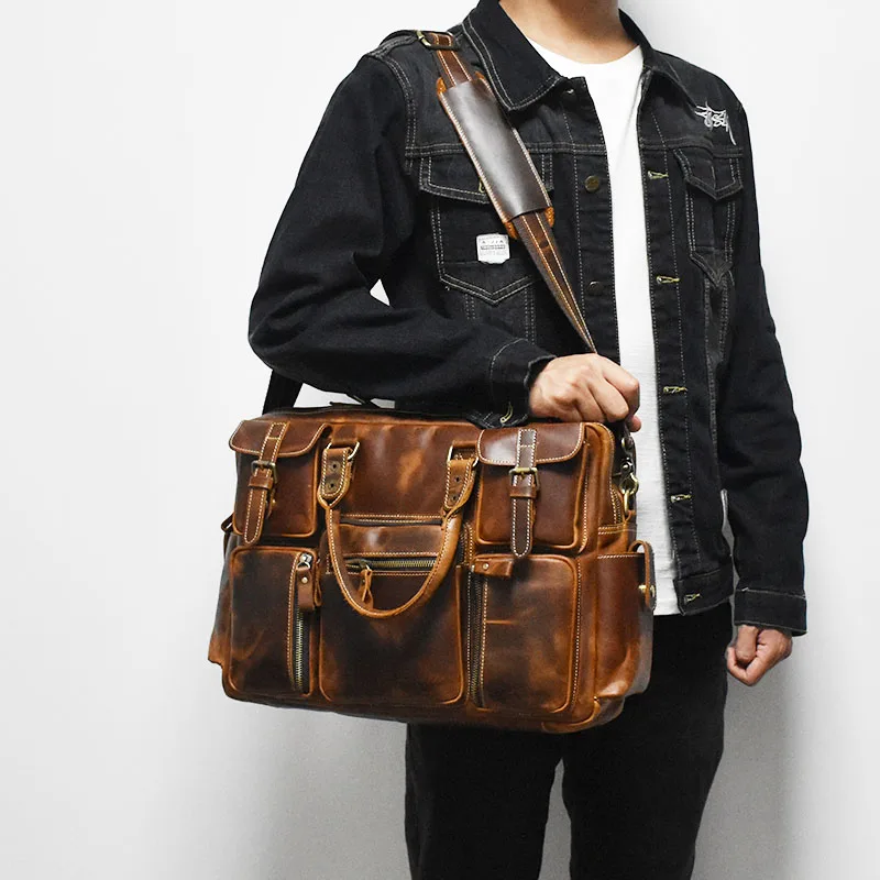 Vintage Men's Black Shoulder B - огляд і ціна Luxury Bags Luggage