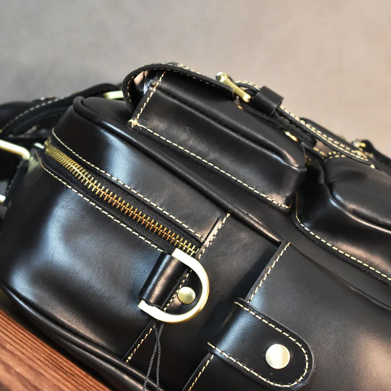 Vintage Men's Black Shoulder B - огляд і ціна Luxury Bags Luggage