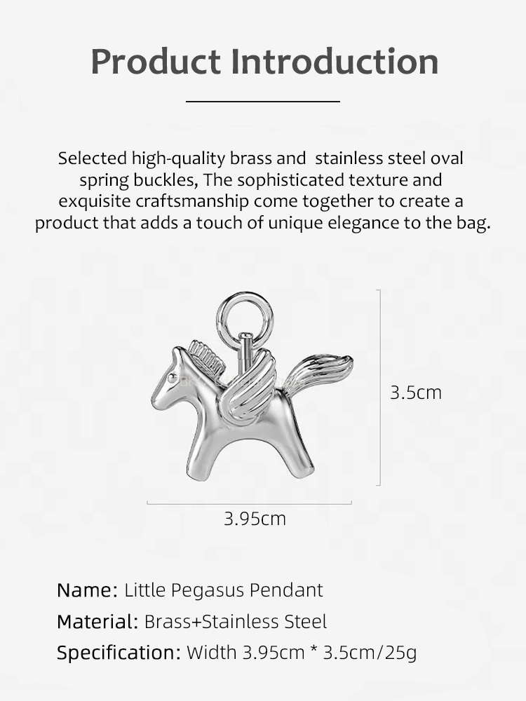 Luxury Brass Pegasus Bag Charm - огляд і ціна Luxury Bags Hermes